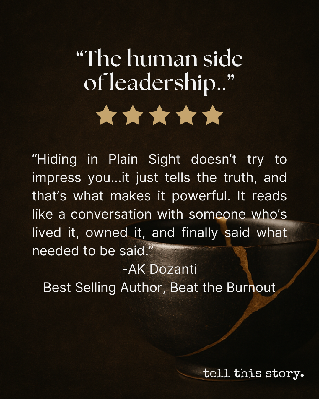 Jason Palamara author of Living Blue endorsing Hiding in Plain Sight.